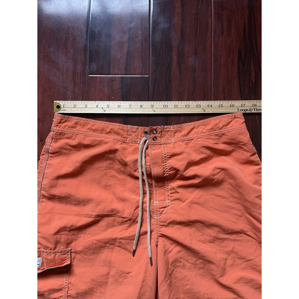 Polo Ralph Lauren Nylon Swim Trunks Orange Green 418887 Men's SZ 34W x 9L BNWOT - Picture 11 of 14